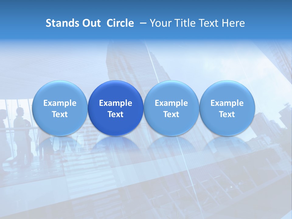 Blue People Destination PowerPoint Template