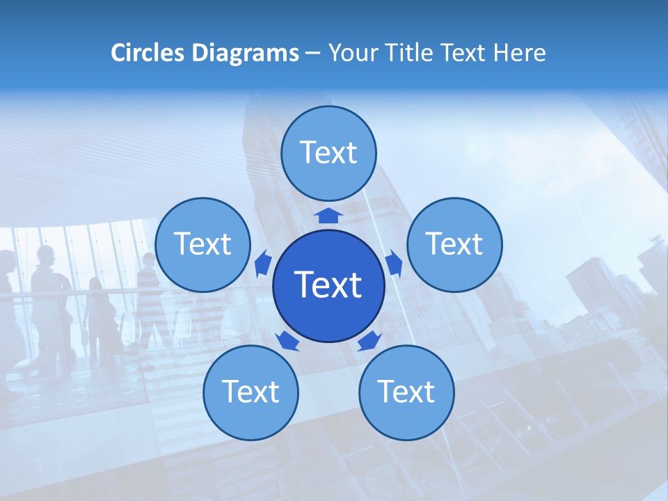 Blue People Destination PowerPoint Template