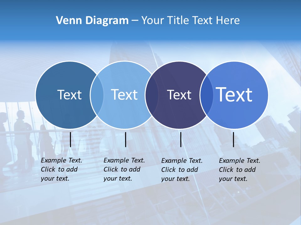 Blue People Destination PowerPoint Template