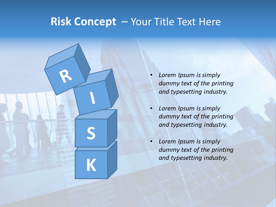 Blue People Destination PowerPoint Template