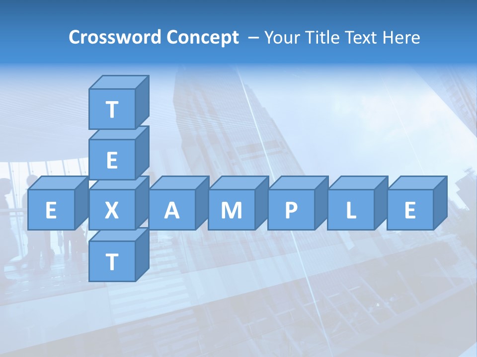 Blue People Destination PowerPoint Template