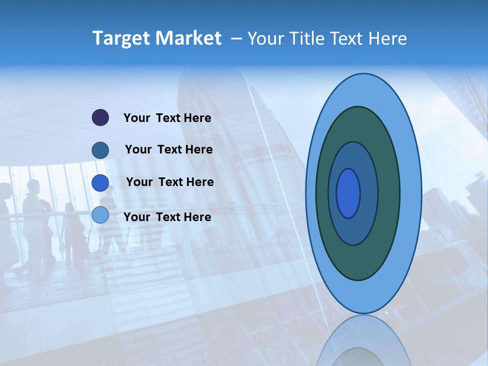 Blue People Destination PowerPoint Template