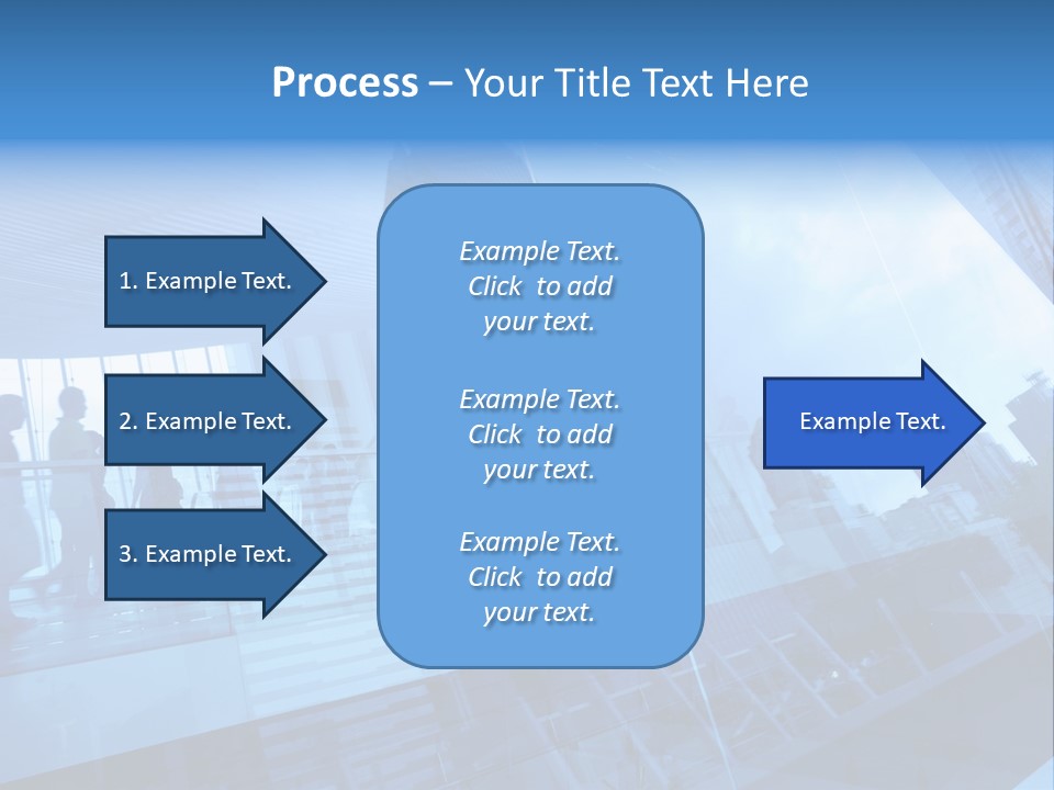 Blue People Destination PowerPoint Template