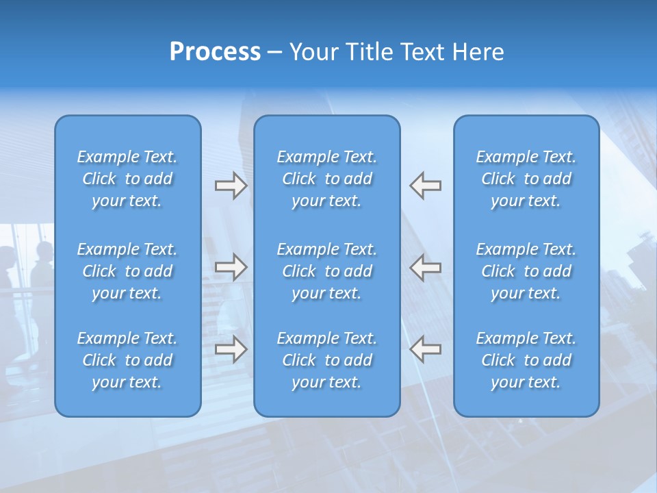 Blue People Destination PowerPoint Template