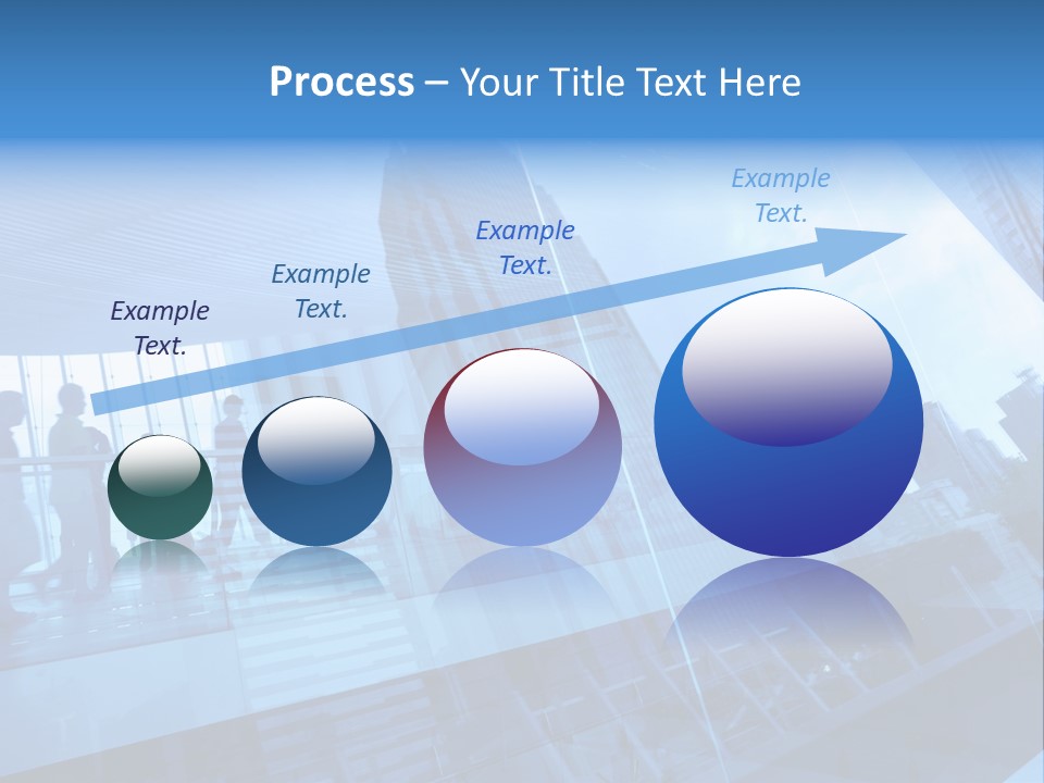 Blue People Destination PowerPoint Template