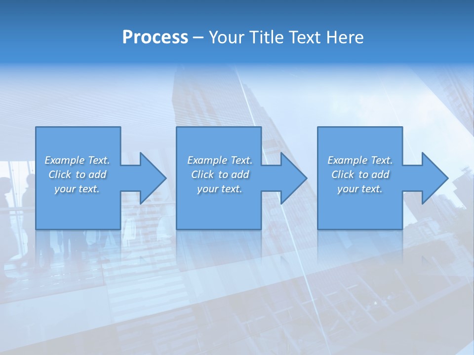 Blue People Destination PowerPoint Template