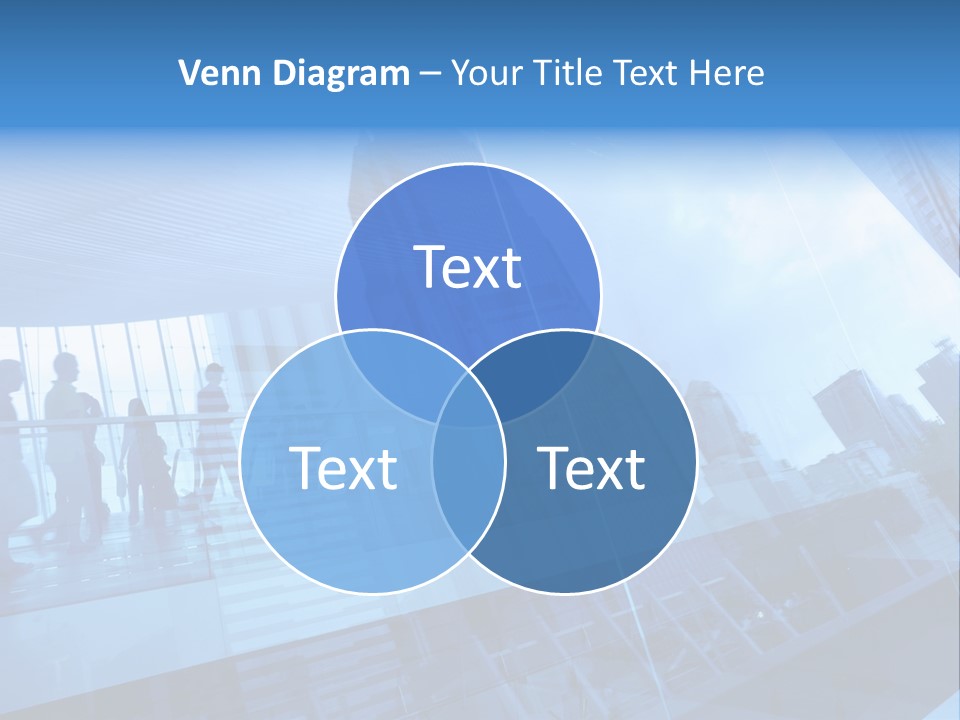 Blue People Destination PowerPoint Template