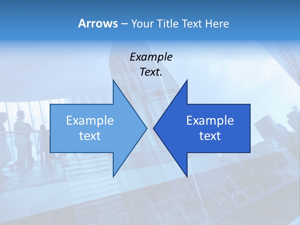 Blue People Destination PowerPoint Template
