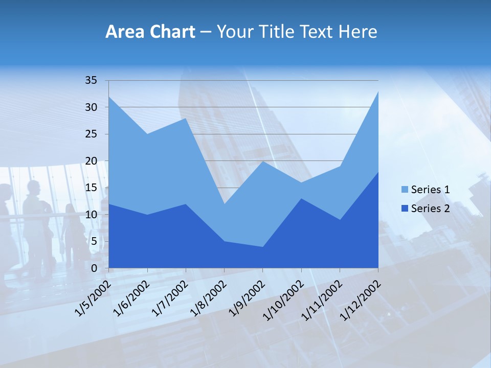 Blue People Destination PowerPoint Template