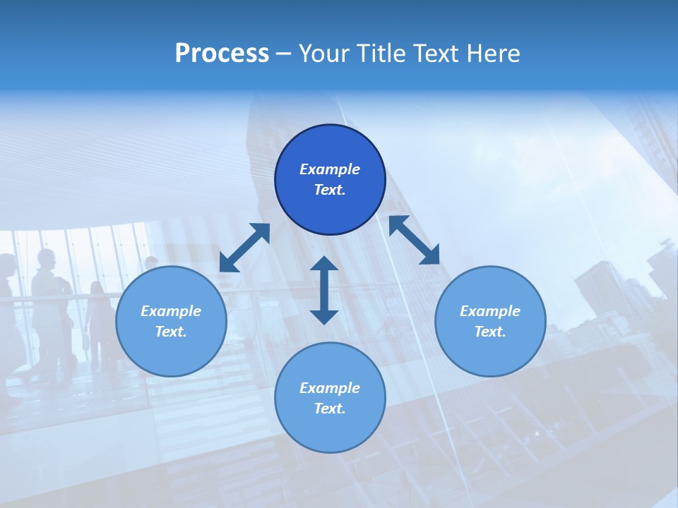 Blue People Destination PowerPoint Template