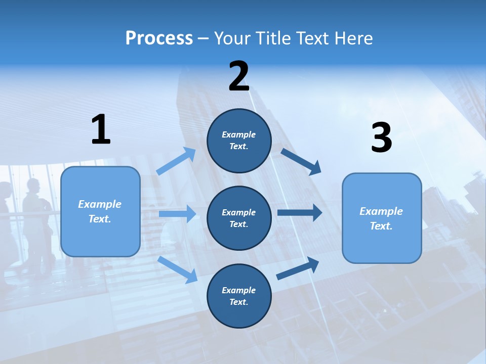 Blue People Destination PowerPoint Template