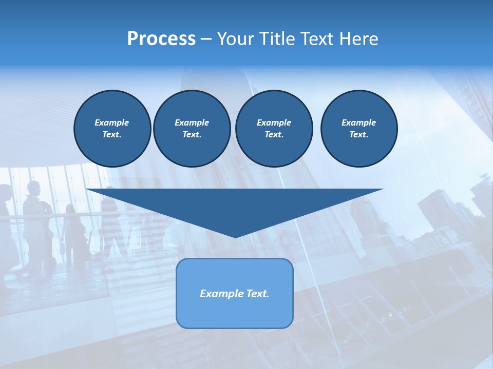 Blue People Destination PowerPoint Template