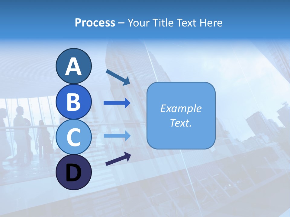 Blue People Destination PowerPoint Template