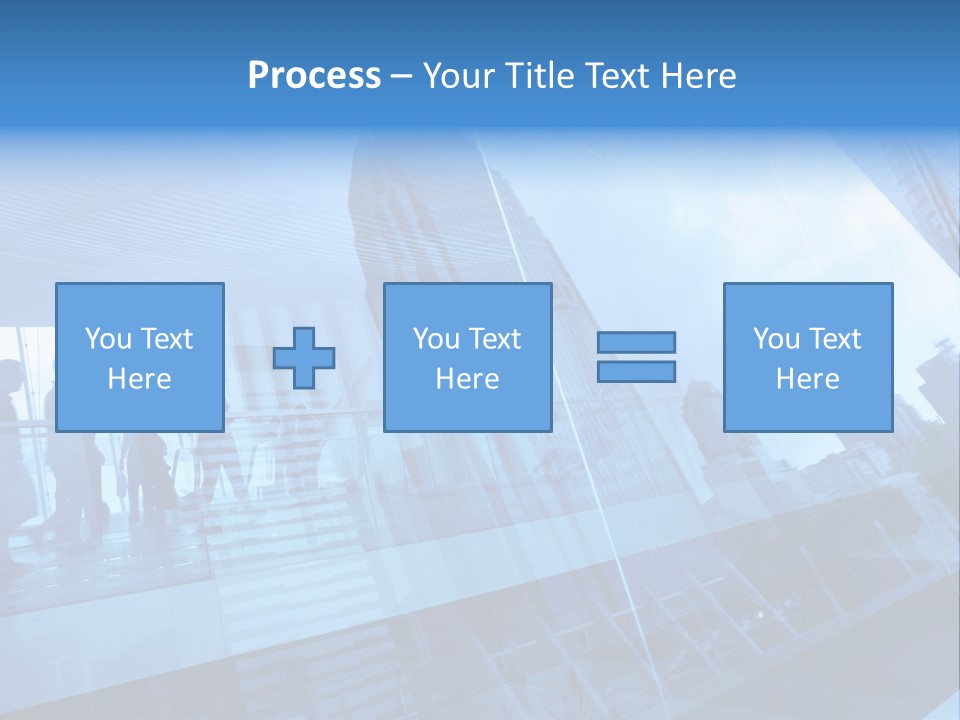 Blue People Destination PowerPoint Template