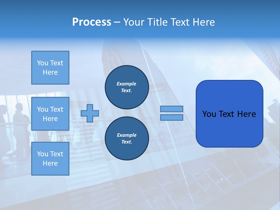 Blue People Destination PowerPoint Template