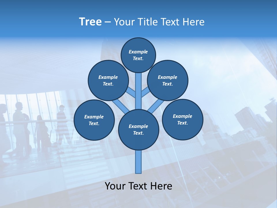 Blue People Destination PowerPoint Template