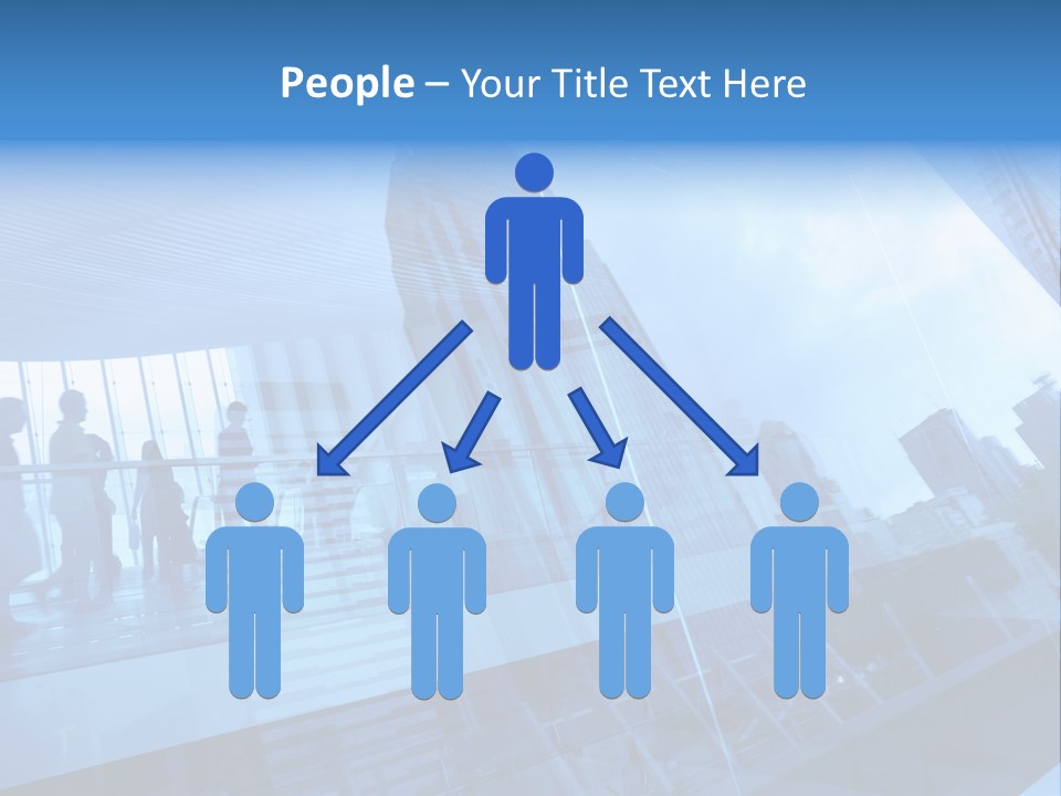 Blue People Destination PowerPoint Template