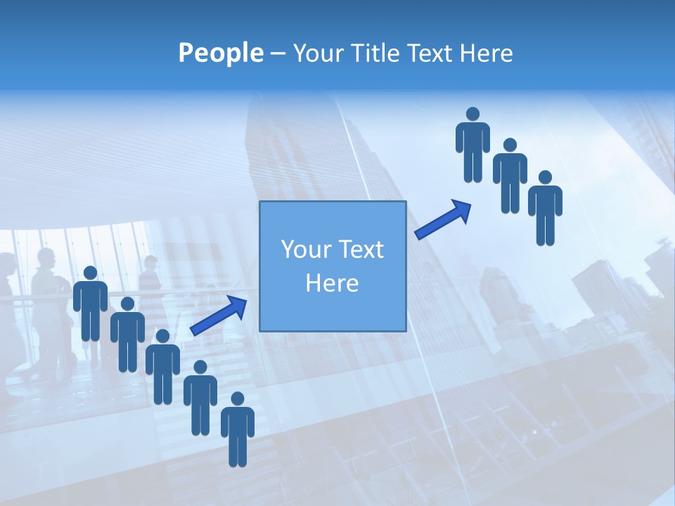 Blue People Destination PowerPoint Template