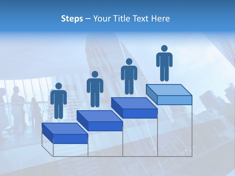 Blue People Destination PowerPoint Template