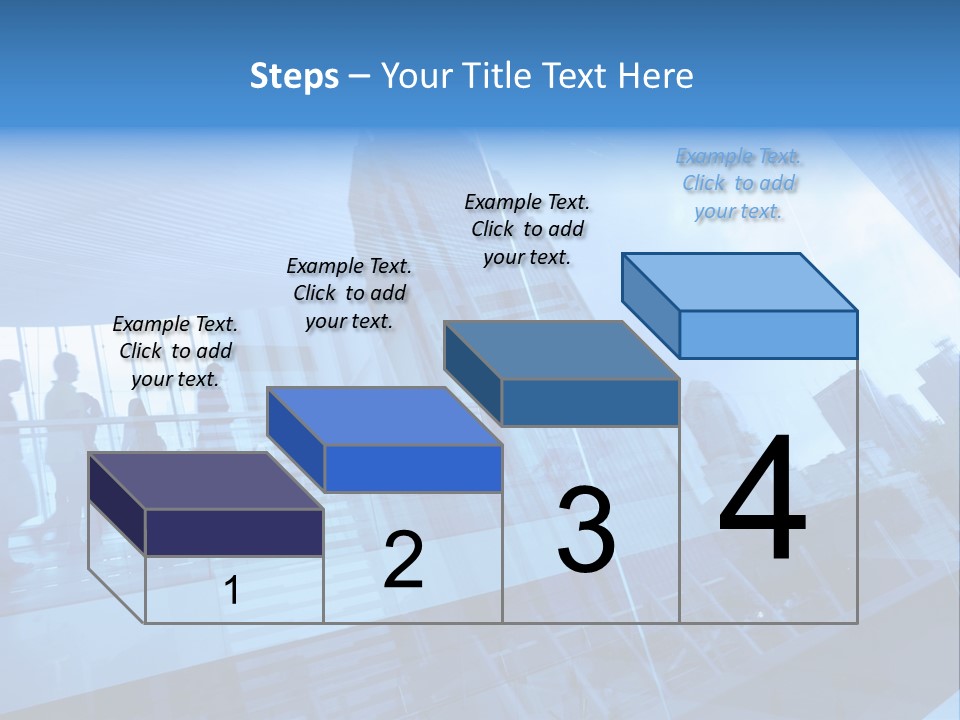 Blue People Destination PowerPoint Template