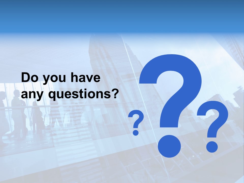 Blue People Destination PowerPoint Template