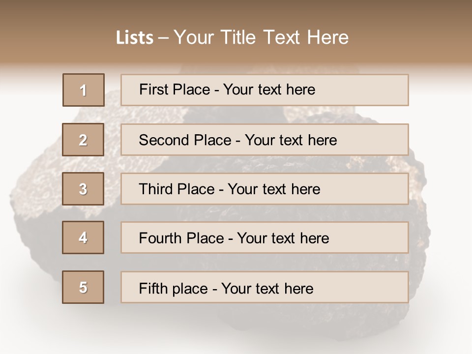 Fungus Edible Isolated PowerPoint Template