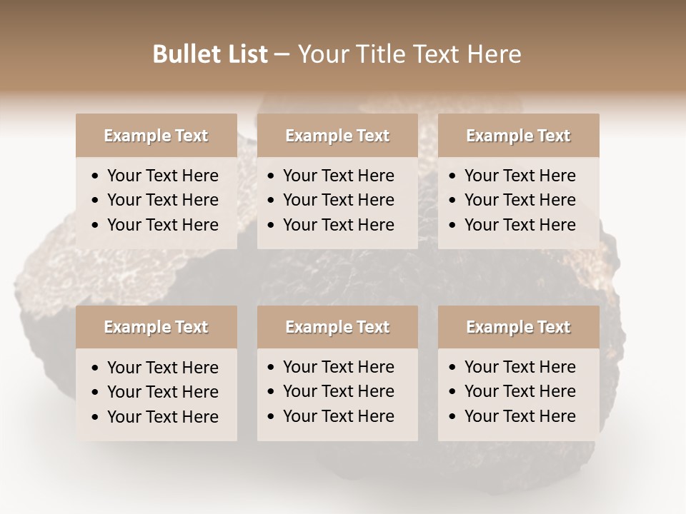 Fungus Edible Isolated PowerPoint Template