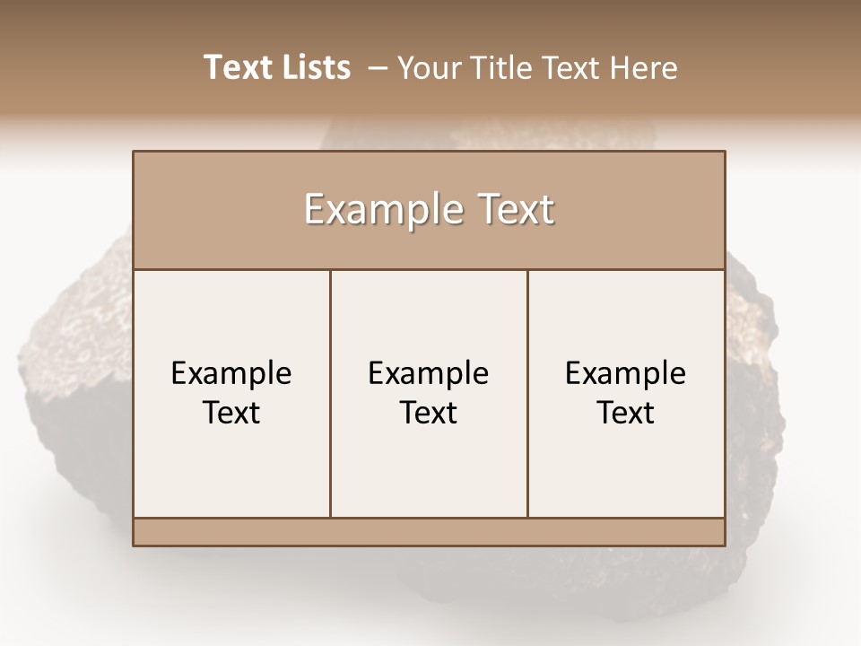 Fungus Edible Isolated PowerPoint Template