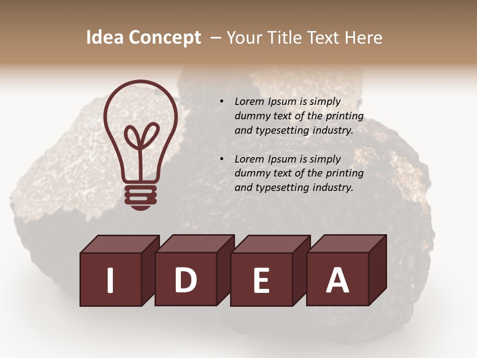 Fungus Edible Isolated PowerPoint Template