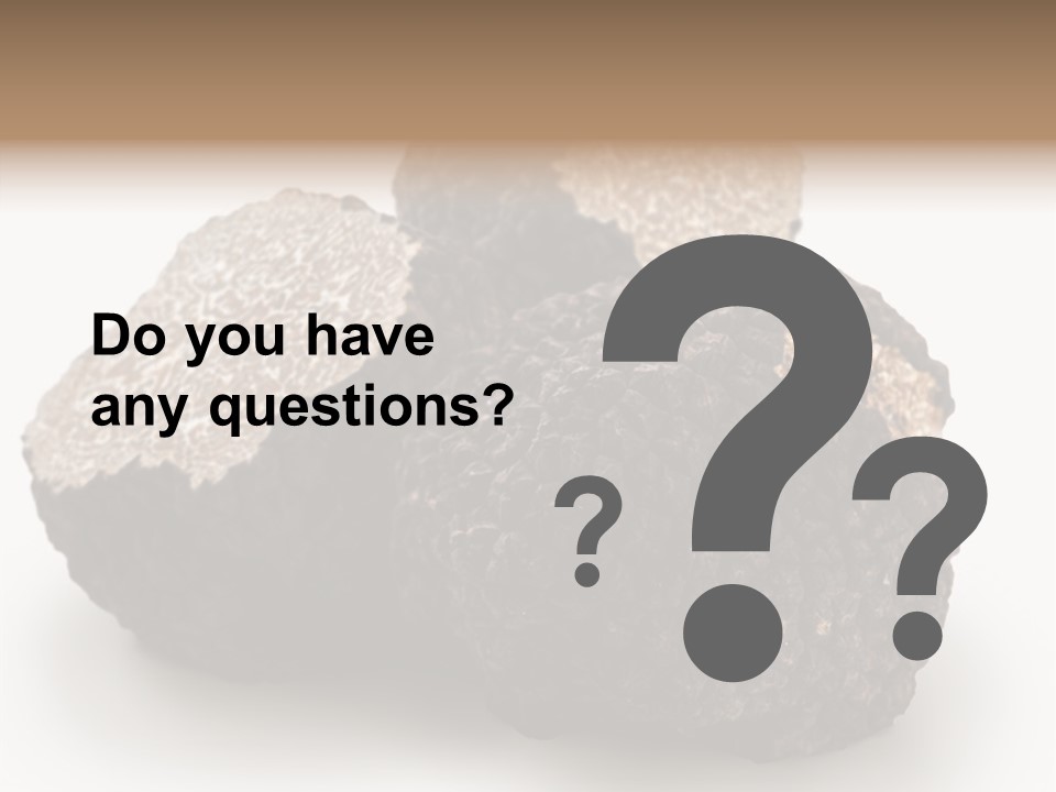 Fungus Edible Isolated PowerPoint Template