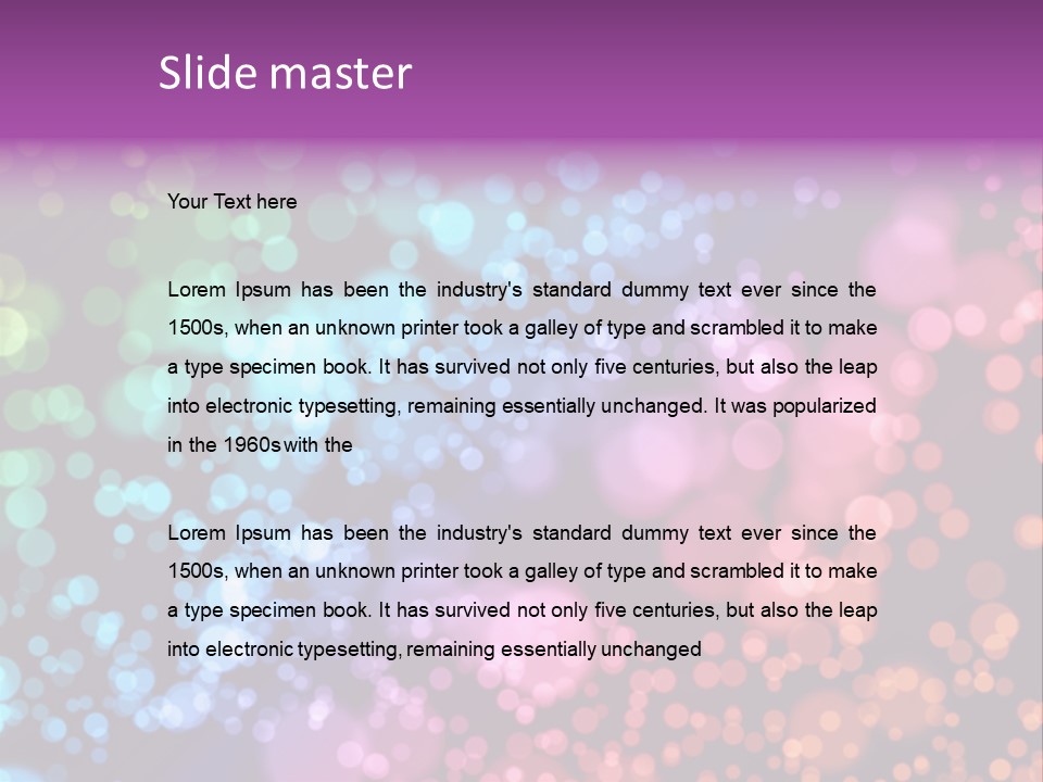 Fantasy Festive Entertainment PowerPoint Template