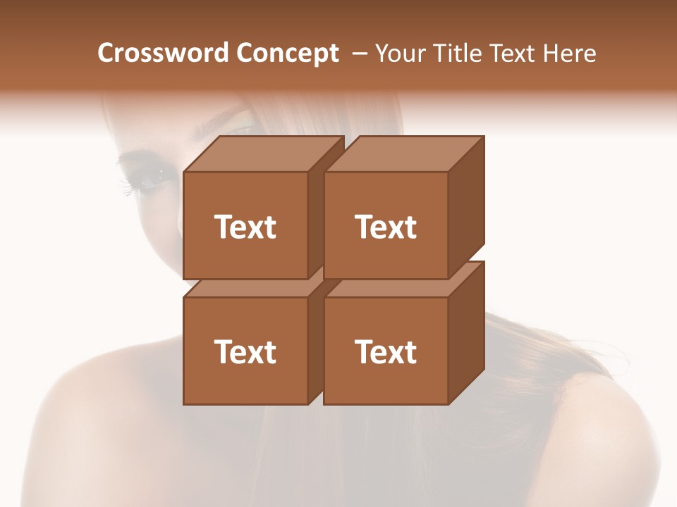 Smooth Hairdo Straight PowerPoint Template