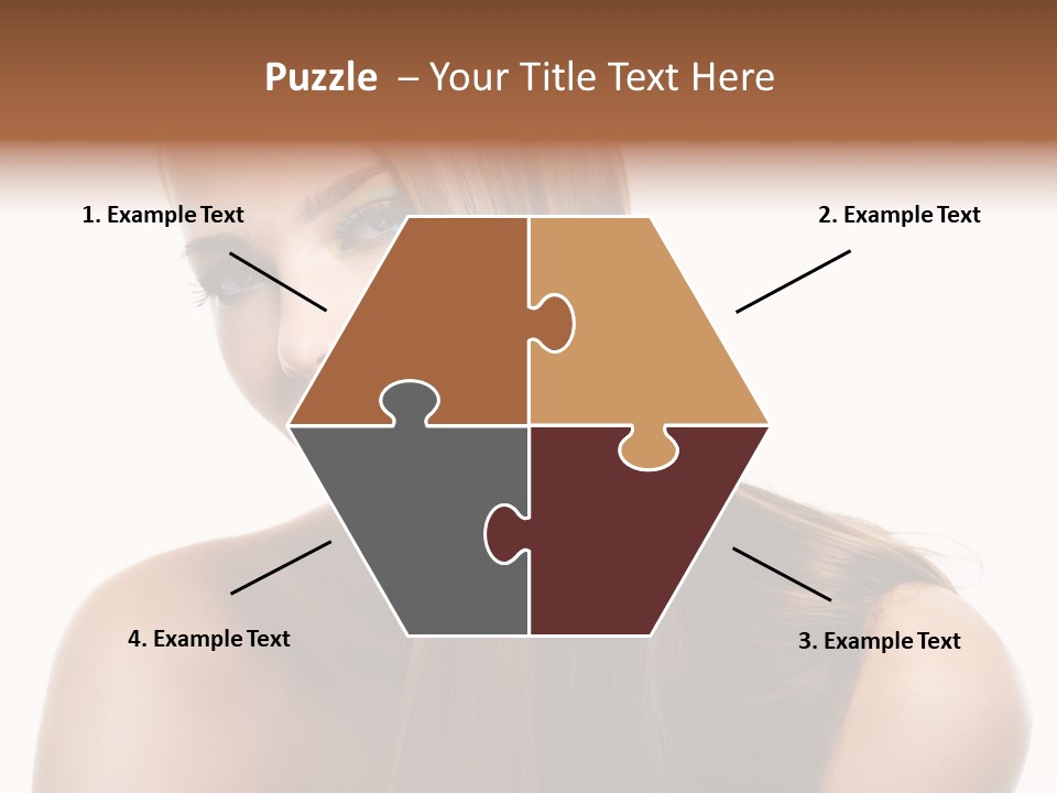 Smooth Hairdo Straight PowerPoint Template