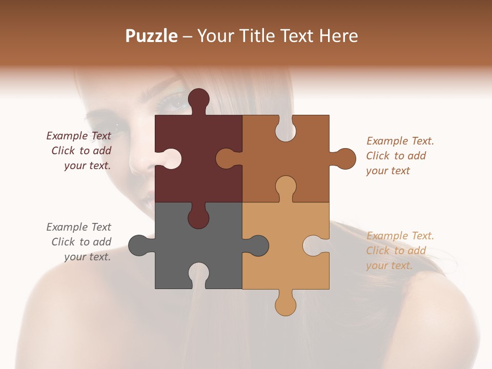 Smooth Hairdo Straight PowerPoint Template