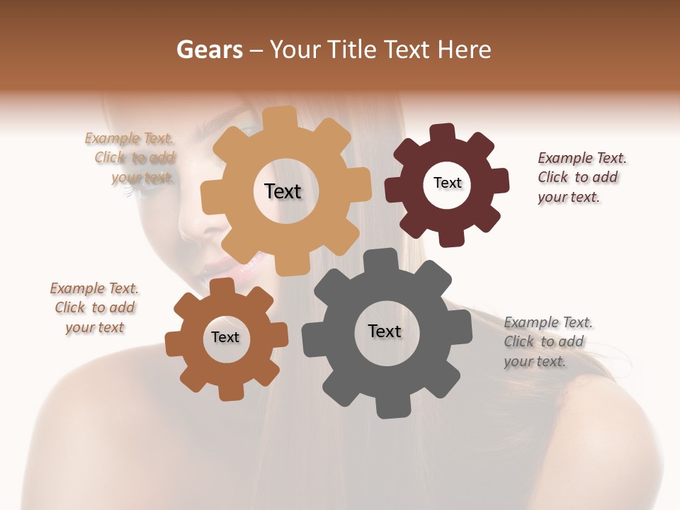 Smooth Hairdo Straight PowerPoint Template