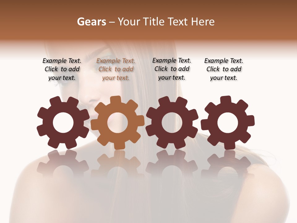 Smooth Hairdo Straight PowerPoint Template