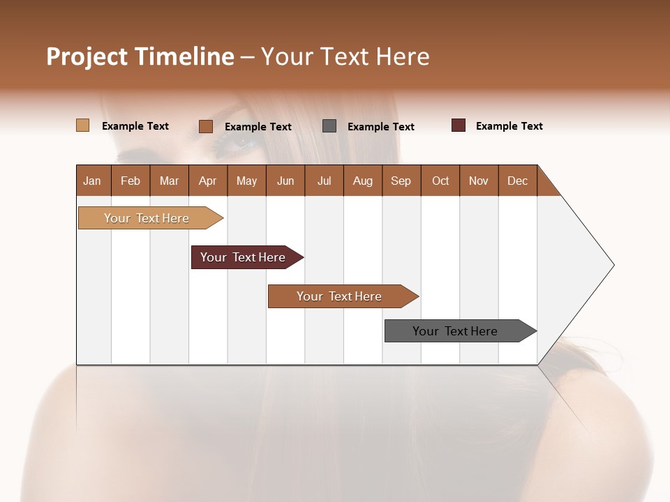 Smooth Hairdo Straight PowerPoint Template