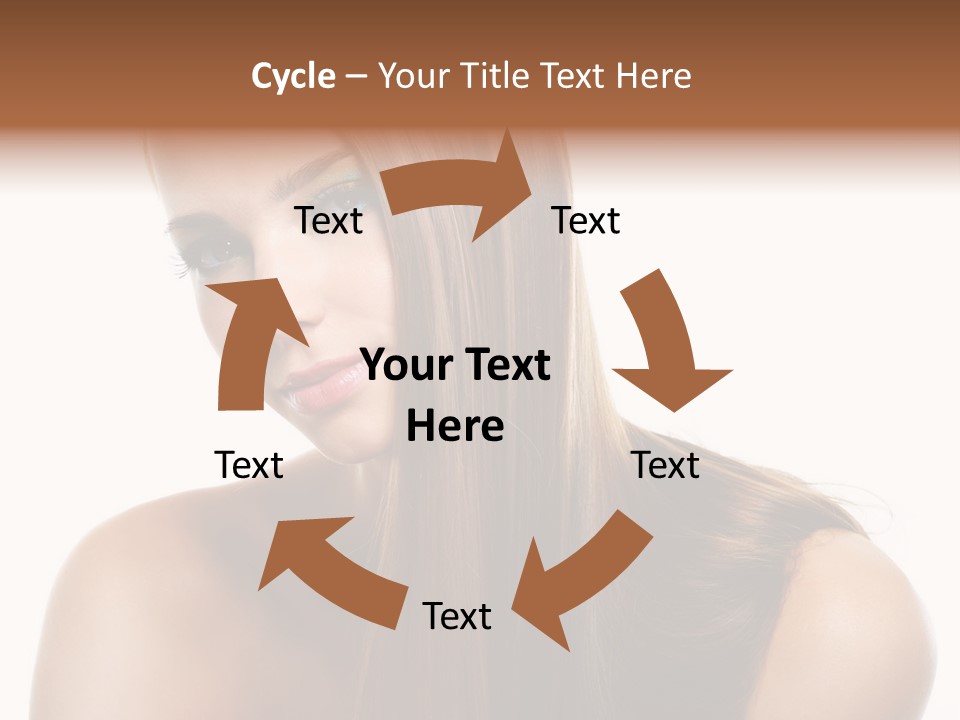 Smooth Hairdo Straight PowerPoint Template