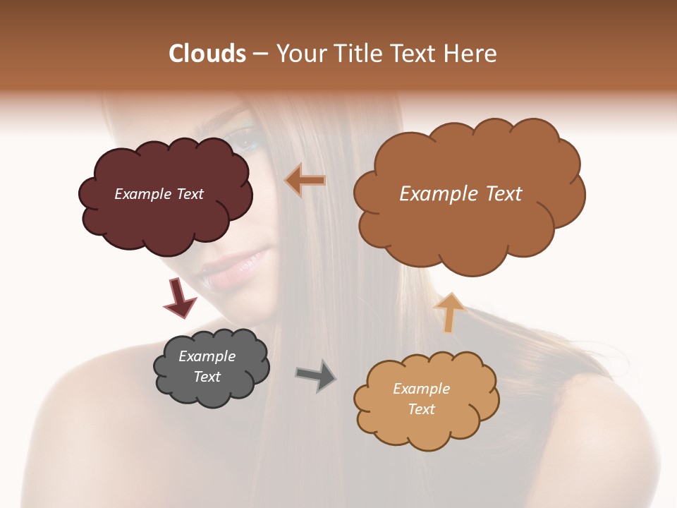 Smooth Hairdo Straight PowerPoint Template