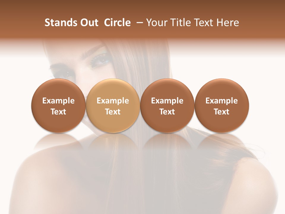 Smooth Hairdo Straight PowerPoint Template