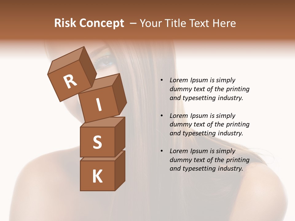 Smooth Hairdo Straight PowerPoint Template