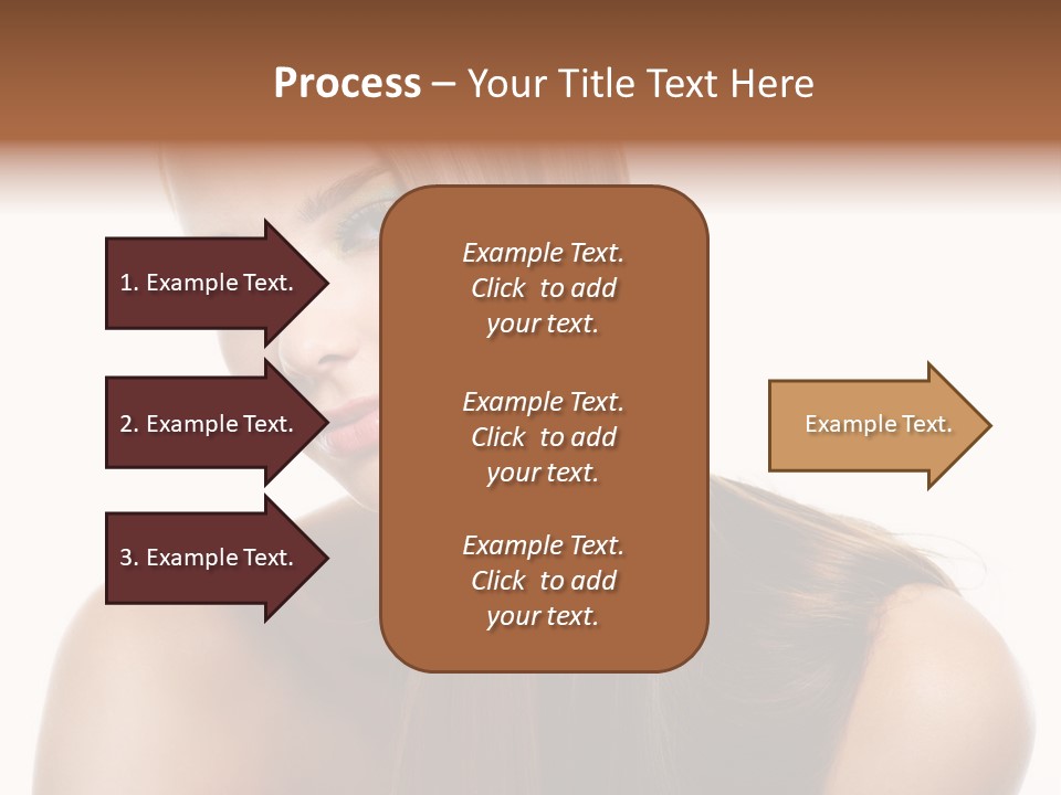 Smooth Hairdo Straight PowerPoint Template