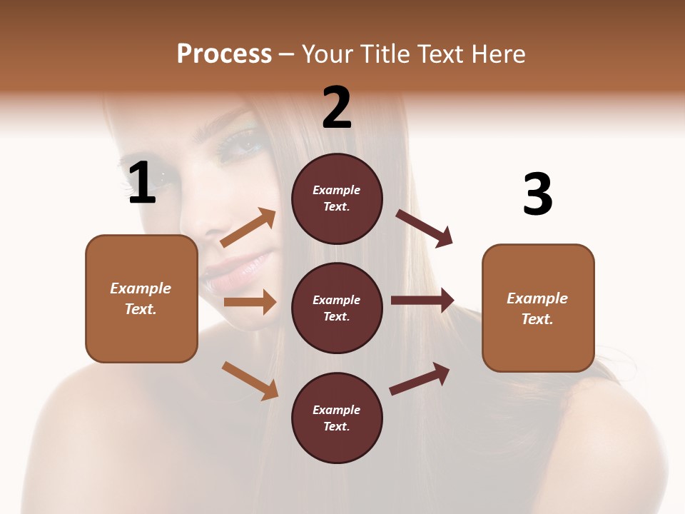 Smooth Hairdo Straight PowerPoint Template