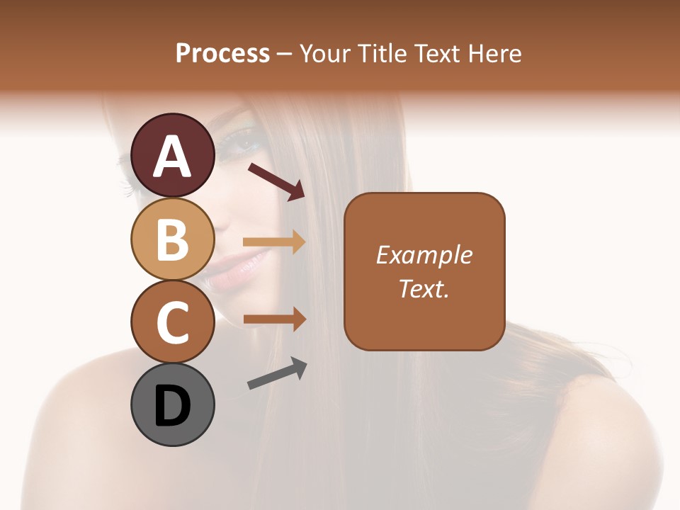 Smooth Hairdo Straight PowerPoint Template