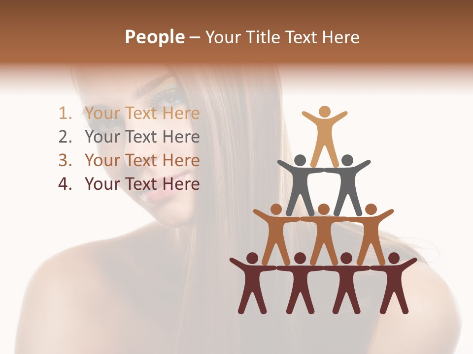 Smooth Hairdo Straight PowerPoint Template