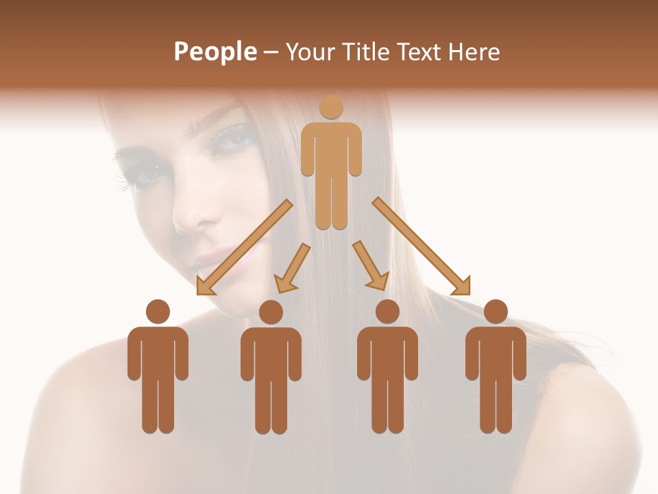 Smooth Hairdo Straight PowerPoint Template