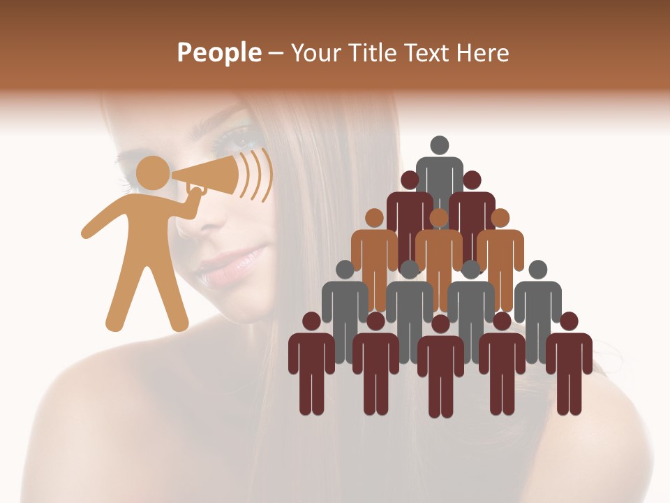 Smooth Hairdo Straight PowerPoint Template