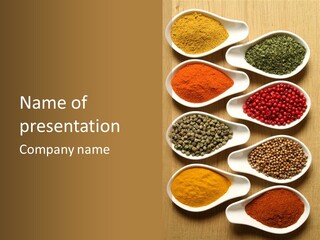Pepper Diverse Colourful PowerPoint Template