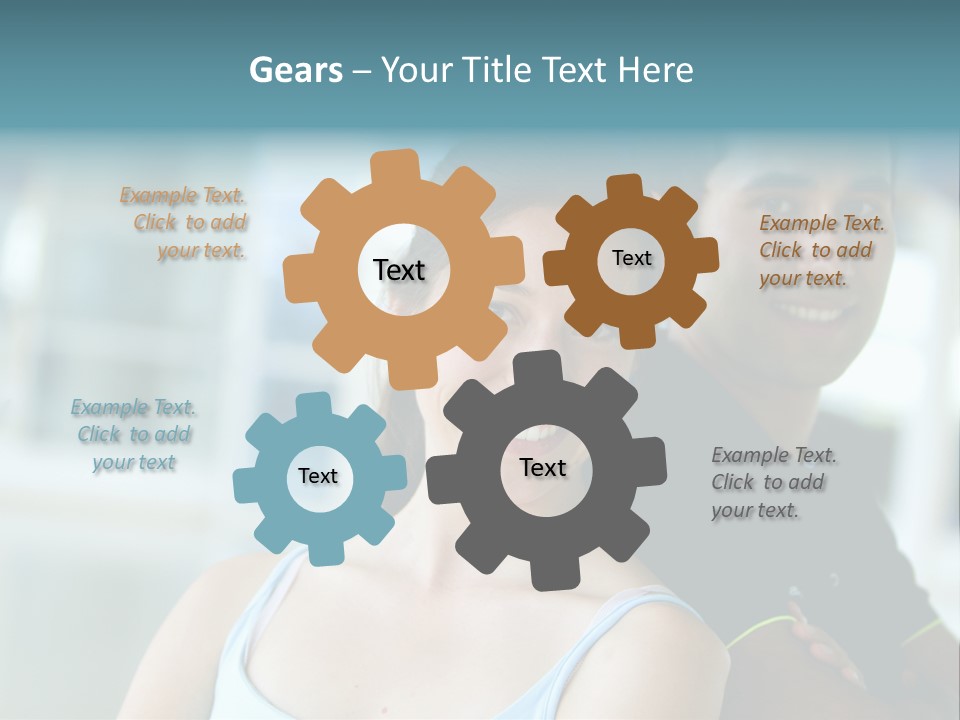 People Guy Smiley PowerPoint Template