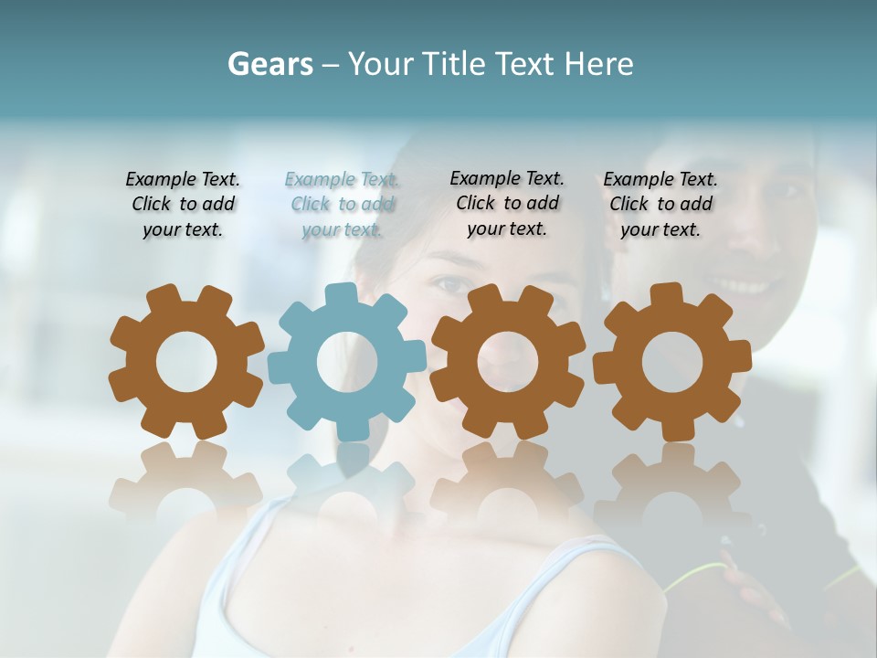 People Guy Smiley PowerPoint Template